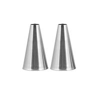 PIAZZA Lot de 2 Croissants Lisses INOX 08 Pâtisserie