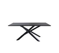 Piazza Table à manger 90x180cm, noir.