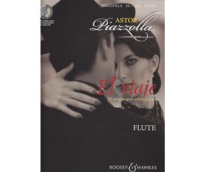 Piazzolla Astor - El Viaje + Cd - Flute Piano