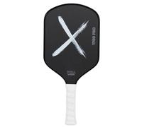PIBA Sports Raquette Pro Pickleball T700 Carbon, nid d'abeille, 16 mm, surface rugueuse pour Top Spin, poignée allongée, légère et précise, pour avancés et professionnels (X Pro Series T700)