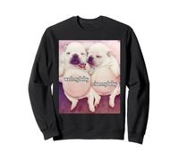 Pibble Meme Wash My Belly Funny Two Pibbles Sweatshirt