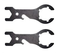 piber Lot de 2 clés à bouteille de gaz en métal pour bouteilles de gaz, clés de régulateur de gaz d'extérieur avec décapsuleur intégré (clé universelle)