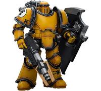 PIBONUS JOYTOY Warhammer Horus Heresy Imperial Fists Legion MkIII Breacher Squad Legion Breacher avec figurine d'action Lascutter 12,5 cm Modèle de collection Cadeaux