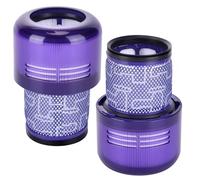 PIBONUS Lot de 2 filtres pour aspirateur Dyson V11 V15 SV14 SV22 - Lavable - Compatible avec Absolute Animal Detect Cyclone Extra Pro Torque Drive - Pièces de rechange #DY-970013-02 & 97001302
