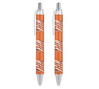 PIC 1 Lot de 2 stylos à bille rétractables avec motif drapeau des États-Unis et de l'Irlande 0,5 mm, écriture lisse avec prise en main confortable, fournitures de bureau pour homme et femme