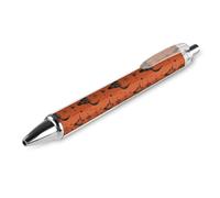 PIC 3 Stylos à bille avec tête de mort de chèvre orange 0,5 mm pour journal intime, stylo à bille à encre fine pour l'écriture, le bureau et l'école