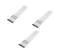 Pic A Brochette Brochettes de barbecue de 55 cm à long manche, bâtonnets à chiche-kebab, fourchette en bois, aiguilles en acier inoxydable for une utilisation en extérieur(6PCS X 3 SET 45CM)