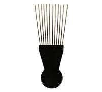 Pic afro professionnel en métal à dents larges pour cheveux bouclés outil peigne perruque tresse outil de coiffure pour homme femme peigne à cheveux diapositives fines
