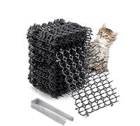 Pic Anti Chat,20 Pièces Repulsif Chat ExterieurTapis Anti-Chat d'Epine Grille de Jardin Anti Chiens, Chats Animaux de Compagnie 20 x 15 cm,Pic Anti Chat Convient pour l'intérieur et l'extérieur