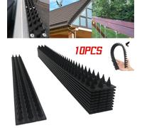 Pic anti-oiseaux - MOOHOP - 10PCS - Longueur 50 cm - Plastique - Couleur Noir