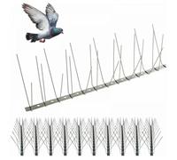 Pic anti pigeon 5m- Pic anti-pigeon flexible - Pointes en acier inoxydable inox - Ne rouille pas - Fabriqué en France