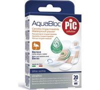PiC Aquabloc avec pansement adhésif bactéricide 20 pcs assortiment
