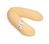 pic Bear Coussin d'allaitement - Coussin de Grossesse de qualité supérieure - Coussin de Rangement Souple en Coton - Coussin de positionnement latéral sans substances nocives - Classic 190 cm - Jaune