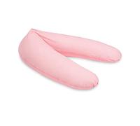 pic bear Coussin d'allaitement, rembourrage en microbilles EPS sans substances nocives, certifié TÜV pour l'allaitement, coussin de positionnement (Spots Flamingo - Rose uni, 190 cm)