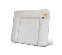 pic Bear Matelas à langer, certifié Oeko-Tex, facile d'entretien, 85 x 72 cm, gris clair