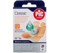 PiC Classic assortiment de pansements adhésifs assortis avec bactéricide 20 Unités