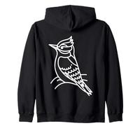 Pic Linéaire Observateur d'oiseaux Sweat à Capuche
