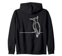 Pic Linéaire Observateur Oiseaux Sweat à Capuche