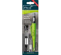 Pica 30800 Pica Metal Dry 3030 avec pointe à tracer Set de marqueurs de trous profonds noir 2B 2,8 mm, 1 set