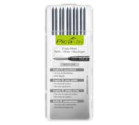 Pica 4030 | Set de 10 mines spéciales de rechange pour Pica Dry 3030 | Ø 2,8 mm | Mines graphite 2B | Pour presque toutes les surfaces | Soluble dans l’eau
