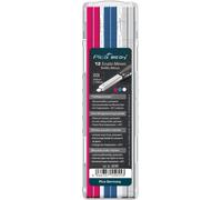 Pica 6040 Pica Big Dry Tiefbau 6040 Mines de rechange pour porte-mine pour trous profonds, couleurs assorties 2,0 - 5,0 mm, 12 pcs.