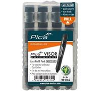 Etui de 4 mines pica visor permanent fluo - noir PICA - 99146