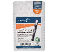 PICA 991/52 - Estuche de 4 minas VISOR permanente Blanco