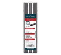 Pica BIG DRY Pen Pack of 12 Pencil Refills Carpenters Black Graphite 2H 6050 Wit