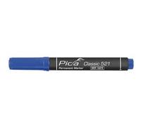 Pica Marqueur permanent Dry-Safe Classic 2-6 mm Pointe biseautée Bleu G