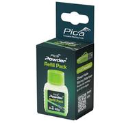 Pica Recharge poudre 2030/SB pour marqueur spray trou profond 2020 poudre de craie verte fluorescente 45g - 3 remplissages