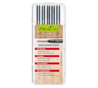 Pica Set de mines spéciales 4050 I graphite H I pour Dry 3030 | 10 mines graphite H I 2,8 mm I marquages fins et précis I pour presque toutes les surfaces