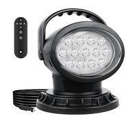 PICAA 50W Phare de Travail Led Aimanté, Projecteur de Recherche LED avce Télécommande, Éclairage de Secours Éclairage de Construction pour Offroad Voiture Camion Tracteur Bateaux