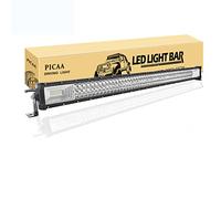 PICAA Barre LED,Triple Rangée 7D 42 Pouces 104 cm 540W Rampe a LED | Barre Lumineuse,Combo Faisceau de Spot D'inondation, 12V 24V, hors route Voiture Véhicules 4x4 SUV ATV Camion Tracteur