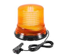 PICAA Gyrophare LED Magnétique, 12V/24V 5.5 pouce 90 LEDs - Feu Stroboscopique Ambre Clignotant Étanche avec Câble 3m pour Chariot Élévateur, Tracteur, Golf, UTV, Voiture, Bus, Camion