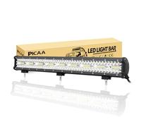 PICAA Led Barre Lumineuse, Triple Rangée 8D 26 pouces 65 CM 540W longue portée Rampe a led Combo Faisceau de Spot D'inondation 12V hors route Voiture Véhicules 4x4 SUV ATV Camion Tracteur