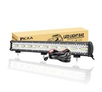 PICAA Led Barre Lumineuse, Triple Rangée 8D 26 pouces 65 CM 540W Rampe a led avec de cablage Combo Faisceau de Spot D'inondation 12V hors route Voiture Véhicules 4x4 SUV ATV Camion Tracteur
