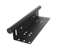 PICAA Noir Support de Montage Plaque D'immatriculation Pare-chocs Avant Universel Pour Barre Lumineuse LED Phare de Travail LED Voiture 4x4 Camion