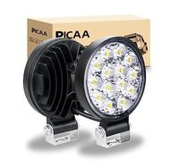 PICAA Phare de Travail LED, 2 PCS 3.2 Pouces Mini 42W Spot Projecteur LED