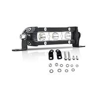 PICAA Projecteur de travail, 10,4 cm, 15 W, barre lumineuse LED, 12 V, fin, pour SUV, tout-terrain, ATV, UTV, tracteur, 4 x 4, voiture (1 pièce)