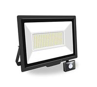 PICAA Projecteur LED Exterieur,1PCS 150W Projecteur Exterieur avec détecteur de mouvement, Spot LED Extérieur Puissant, Lumières d'inondation.pour jardin, Garage,Patio,Grange,Cour (Blanc Froid)
