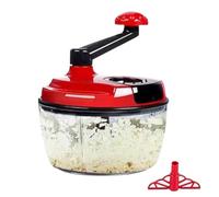 Picadora manual - Procesador de verduras manual rápido y multifuncional | Picadora manual con manivela y mango plegable, para verduras, carnes y frutas