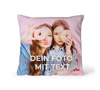 PICANOVA - Coussin Personnalisé Photo Décoratif avec Remplissage 30x30cm - Coussin avec Image - Oreiller avec Imprimé pour Canapé et Lit