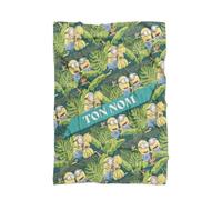 PICANOVA Couverture Minions Personnalisée avec Nom 200x150cm - Couverture Douce pour Enfants - Couverture Polaire Douce - Cadeau pour Les Fans de Moi, Moche et Méchant - Happy Minions