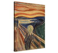 PICANOVA - Edvard Munch - Le Cri 60x80cm - Photo sur Toile - Impression sur Toile Haut de Gamme - Image sur Toile pour Décoration Murale Moderne - La Collection Art Classique