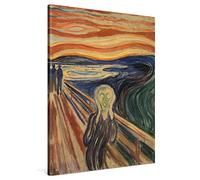 PICANOVA - Edvard Munch - Le Cri 75x100cm - Photo sur Toile - Impression sur Toile Haut de Gamme - Image sur Toile pour Décoration Murale Moderne - La Collection Art Classique