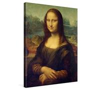 PICANOVA - Leonardo da Vinci - Mona Lisa 30x40cm - Photo sur Toile - Impression sur Toile Haut de Gamme - Image sur Toile pour Décoration Murale Moderne - La Collection Art Classique
