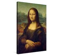 PICANOVA - Leonardo da Vinci - Mona Lisa 40x60cm - Photo sur Toile - Impression sur Toile Haut de Gamme - Image sur Toile pour Décoration Murale Moderne - La Collection Art Classique