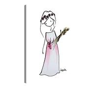 PICANOVA - Photo sur Toile Virgola Virgo 40x30cm - Impression sur Toile Haut de Gamme - Image sur Toile pour Décoration Murale Moderne