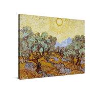 PICANOVA - Vincent Van Gogh Olivier 100x75cm - Photo sur Toile - Impression sur Toile Haut de Gamme - Image sur Toile pour Décoration Murale Moderne