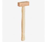 Picard 0033001-0250 Marteau en cuivre 250 g forme de masse manche en bois de frêne, Brun